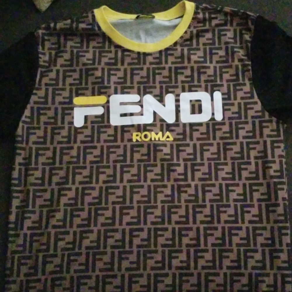 Fendi color blocked t shirt